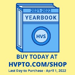 Last Day to Buy Your HVS Yearbook 4/1